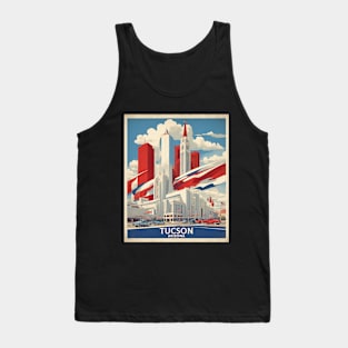 Tucson Arizona United States of America Tourism Vintage Poster Tank Top